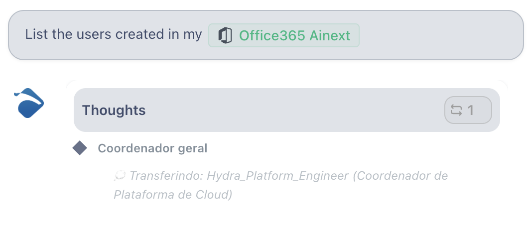 AI response with inline context